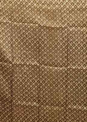 Cream Tussar Silk Saree With Blouse Piece
