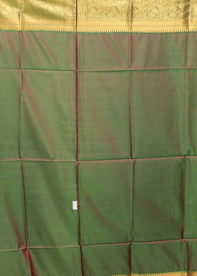 Pink Kanjivaram Silk Saree With Blouse Piece
