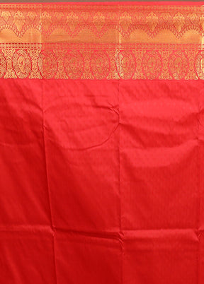 Blue Kanjivaram Silk Saree With Blouse Piece