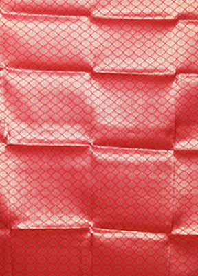 Pink Dupion Silk Saree With Blouse Piece