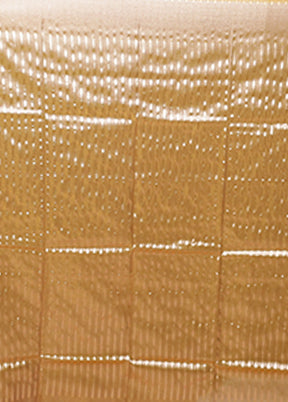 Yellow Tissue Silk Saree With Blouse Piece