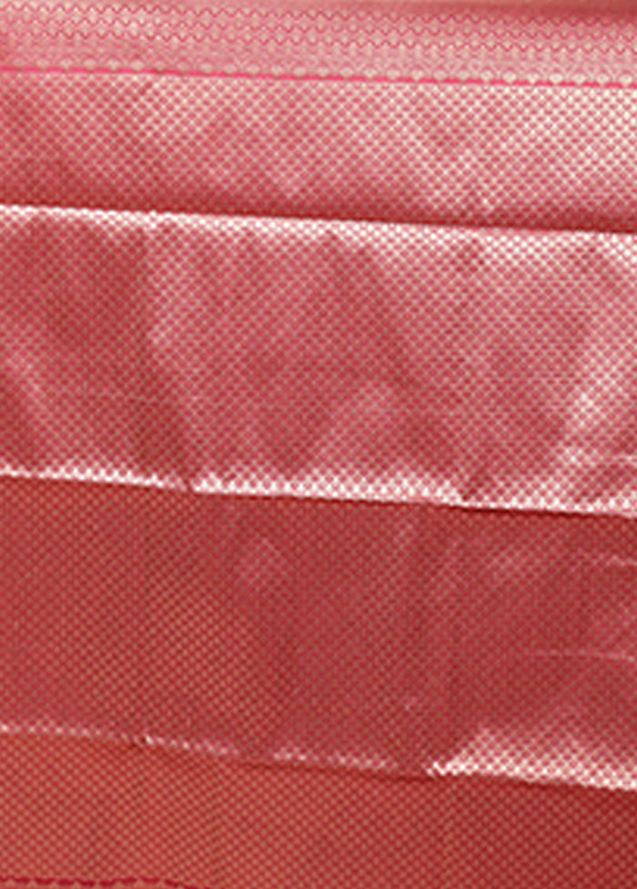 Pink Dupion Silk Saree With Blouse Piece