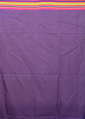 Blue Jamdani Cotton Saree Without Blouse Piece