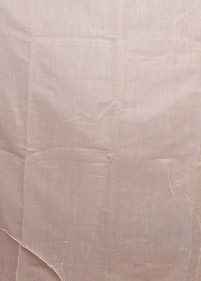 White Jamdani Cotton Saree Without Blouse Piece