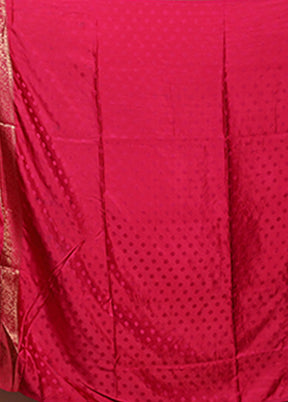Blue Dupion Silk Saree With Blouse Piece