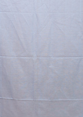 Blue Matka Silk Saree With Blouse Piece