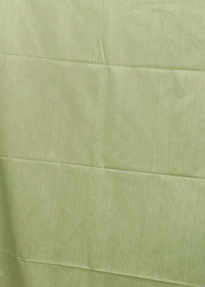 Green Matka Silk Saree With Blouse Piece