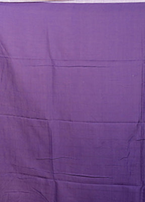 Blue Matka Silk Saree With Blouse Piece