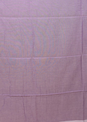 Purple Matka Silk Saree With Blouse Piece