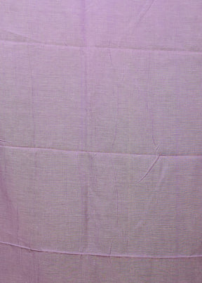 Purple Matka Silk Saree With Blouse Piece