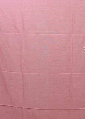 Pink Matka Silk Saree With Blouse Piece
