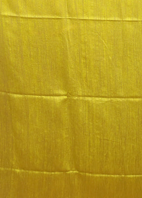 Green Handloom Matka Pure Silk Saree With Blouse Piece