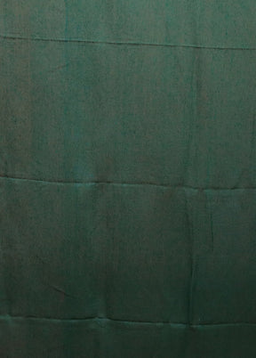 Green Handloom Matka Pure Silk Saree With Blouse Piece
