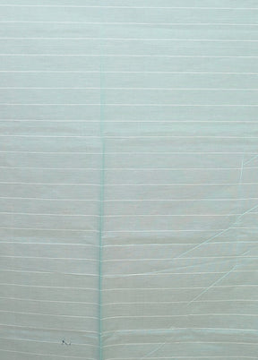 Blue Cotton Saree With Blouse Piece