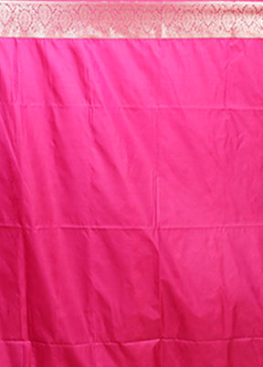 Blue Kanjivaram Silk Saree With Blouse Piece