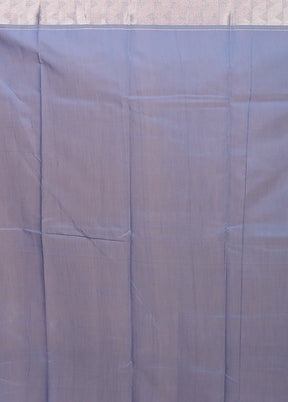 Orange Pure Cotton Saree With Blouse Piece