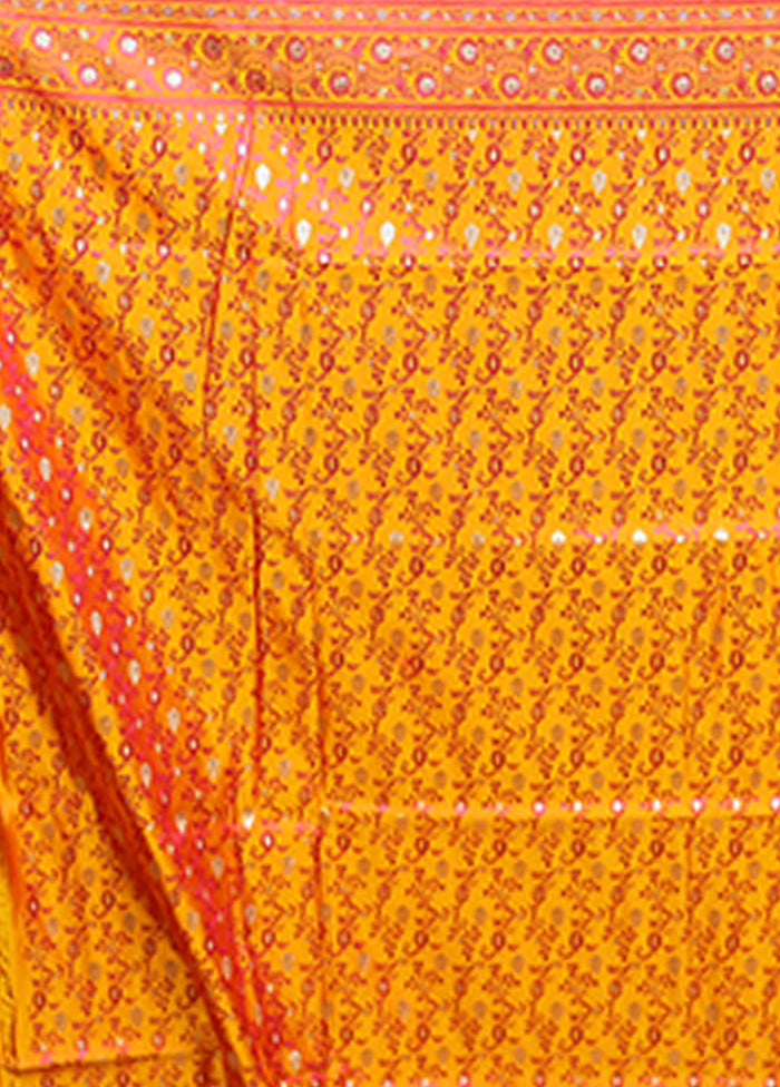 Purple Tanchoi Silk Saree With Blouse Piece