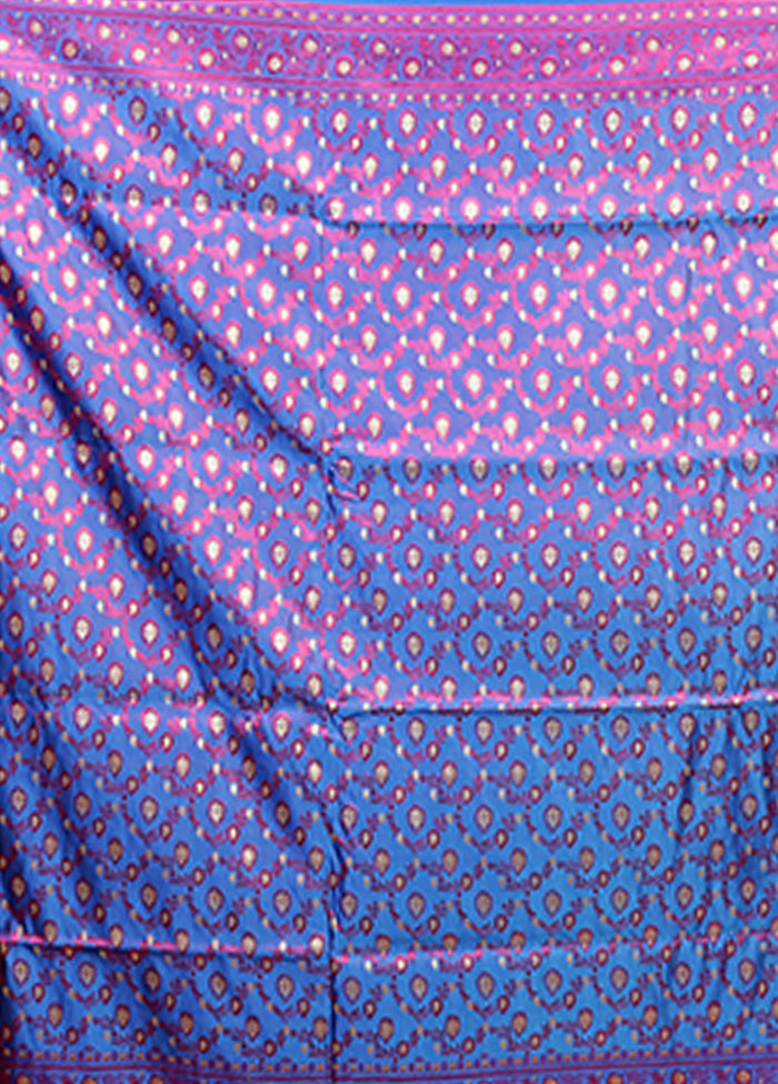 Pink Tanchoi Silk Saree With Blouse Piece