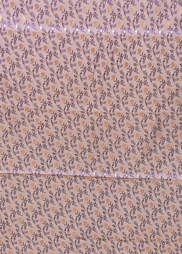 Blue Tanchoi Silk Saree With Blouse Piece