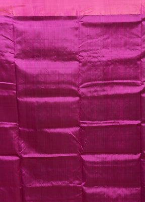 Blue Handloom Kanjivaram Pure Silk Saree With Blouse Piece