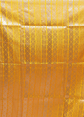 Blue Dupion Silk Saree With Blouse Piece