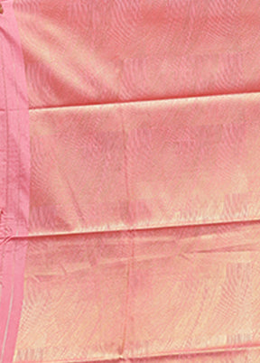 Blue Dupion Silk Saree With Blouse Piece