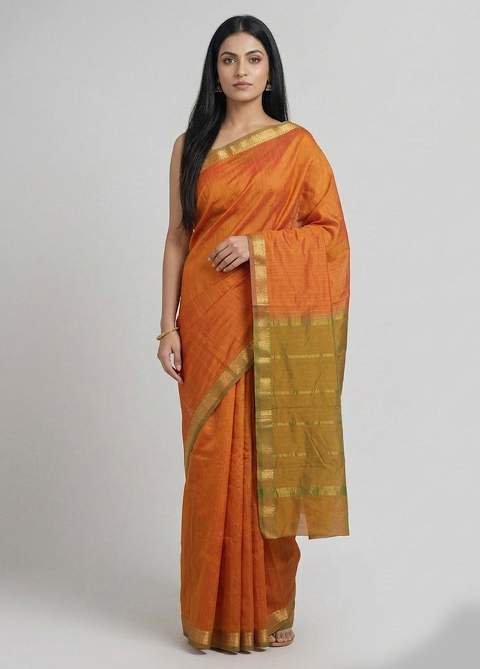 Grey Kanjivaram Silk Saree With Blouse Piece