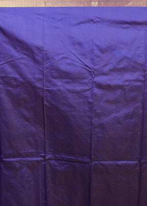 Purple Kanjivaram Silk Saree With Blouse Piece