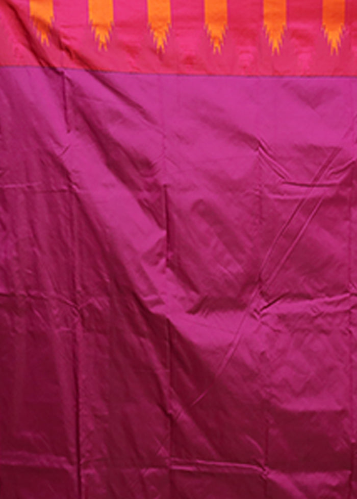 Blue Kanjivaram Silk Saree With Blouse Piece