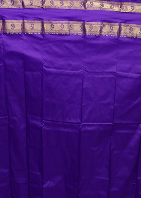 Pink Handloom Kanjivaram Pure Silk Saree With Blouse Piece