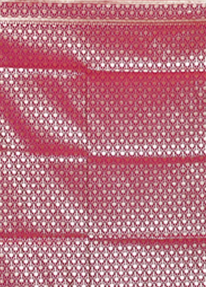 Purple Banarasi Silk Saree With Blouse Piece