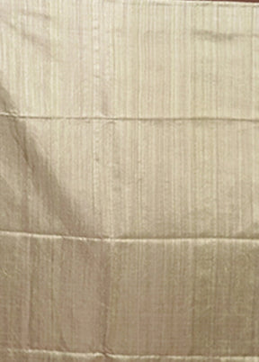 Green Handloom Matka Pure Silk Saree With Blouse Piece
