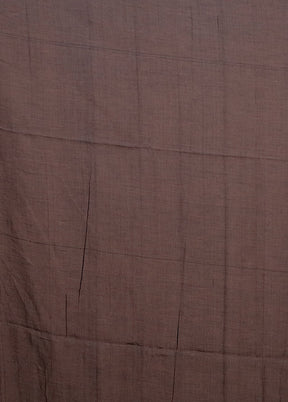 Black Matka Silk Saree With Blouse Piece