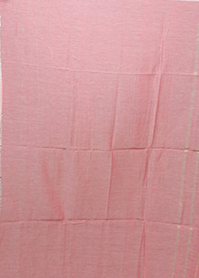 Pink Matka Silk Saree With Blouse Piece