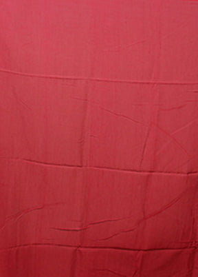 Maroon Matka Silk Saree With Blouse Piece