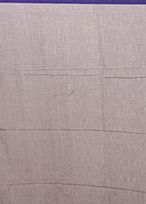 Grey Matka Silk Saree With Blouse Piece