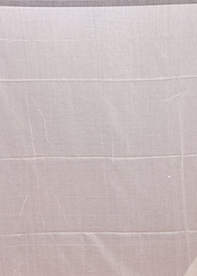 White Matka Silk Saree With Blouse Piece