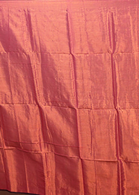 Pink Matka Silk Saree With Blouse Piece