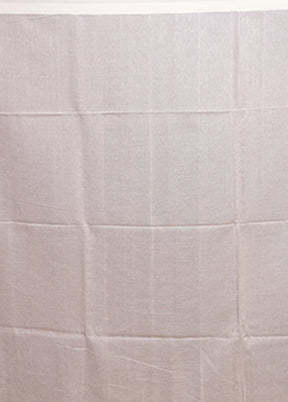 Cream Matka Silk Saree With Blouse Piece