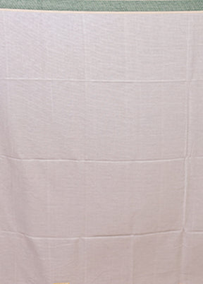 White Matka Silk Saree With Blouse Piece
