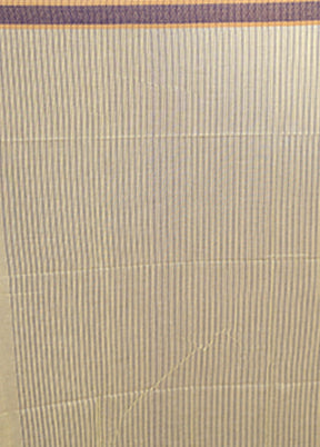 Yellow Matka Silk Saree With Blouse Piece