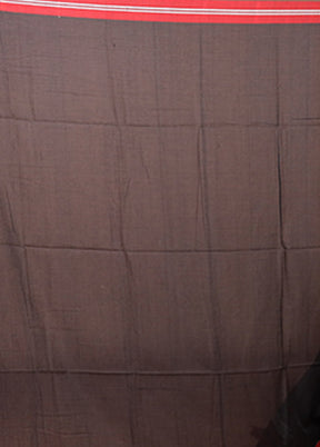 Black Matka Silk Saree With Blouse Piece
