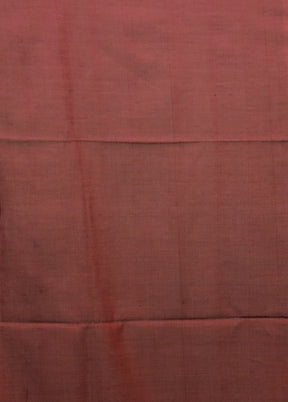 Maroon Matka Silk Saree With Blouse Piece