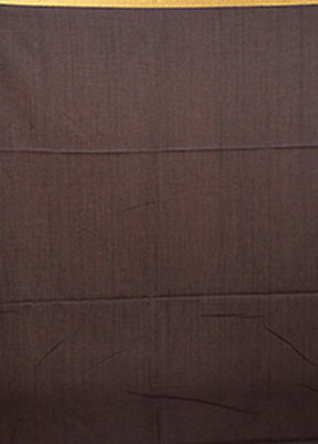 Black Matka Silk Saree With Blouse Piece