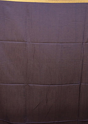 Black Matka Silk Saree With Blouse Piece