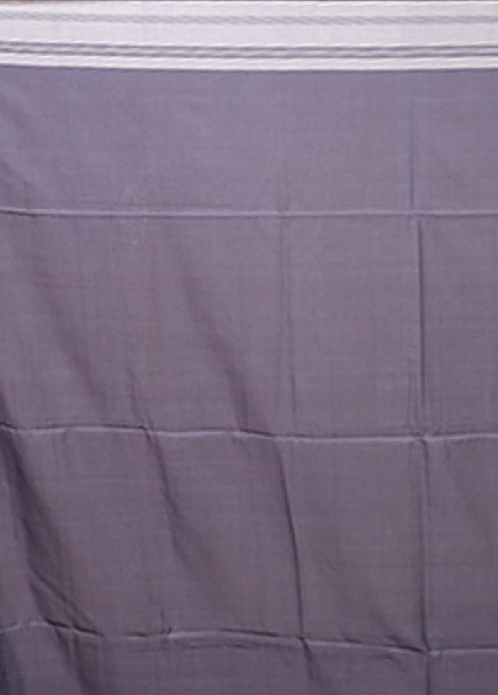 Blue Matka Silk Saree With Blouse Piece