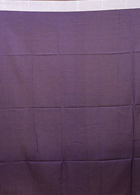 Blue Matka Silk Saree With Blouse Piece