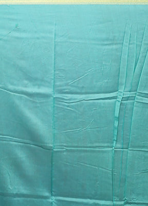 Green Chanderi Silk Saree With Blouse Piece