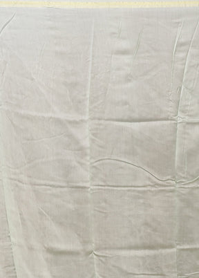 Green Chanderi Silk Saree With Blouse Piece