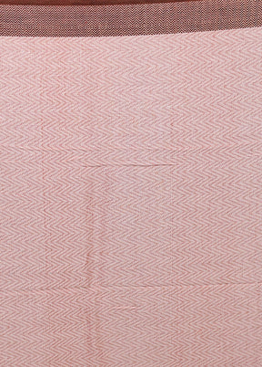 White Matka Silk Saree With Blouse Piece